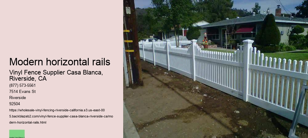 Modern horizontal rails