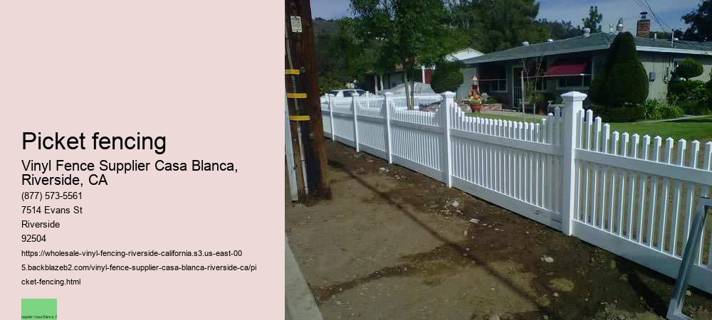 Picket fencing